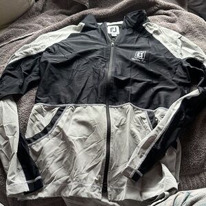 FootJoy Men's Black and Gray Windbreaker
